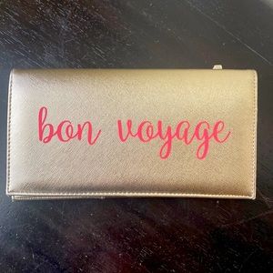 Neiman Marcus Bon Voyage Passport/Document Wallet